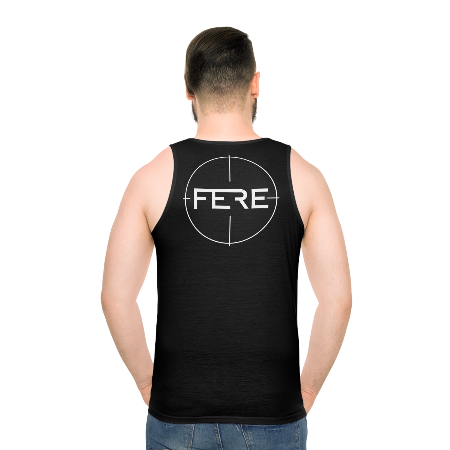 Unisex Tank Top Black(AOP)